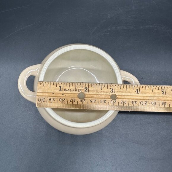 Denby Beige Mini Casserole Dish Lid Pot Double Handle Cookware Single Serve - Picture 11 of 11